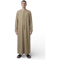 Herren Beige Marokkanische Jubba Thobe