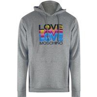 Love Moschino Hoodie mit mehreren Logos