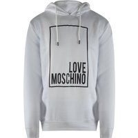 Baumwollmischung Hoodie mit Box-Logo