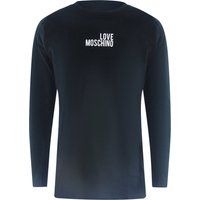 Love Moschino Logo Langarm T-Shirt