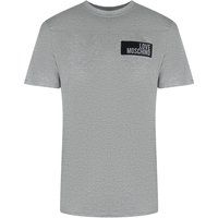 Modernes Baumwoll-T-Shirt mit Logo-Patch