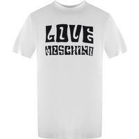 Baumwoll T-Shirt mit Logo-Print