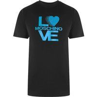 Love Moschino T-Shirt mit Logo-Print