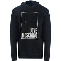Baumwollmischung Hoodie mit Box-Logo