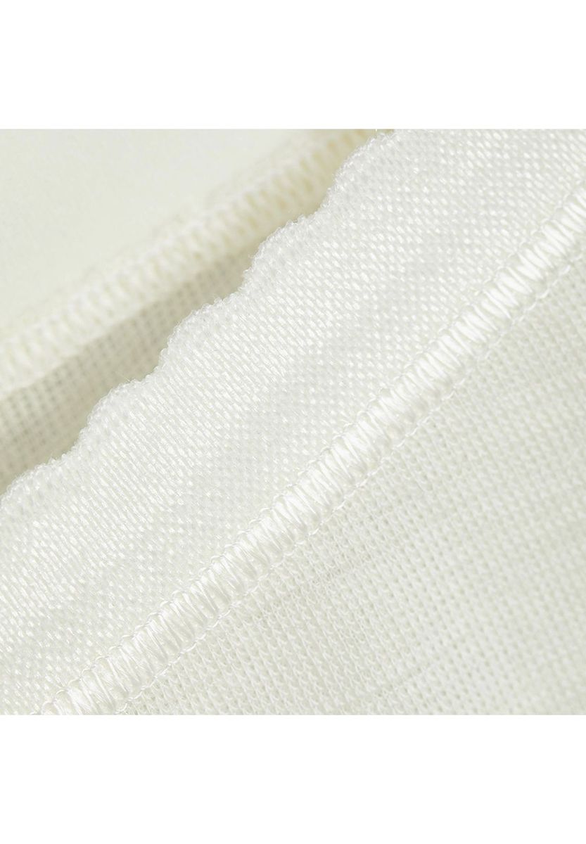 Klassische Leggings aus Strickbaumwolle