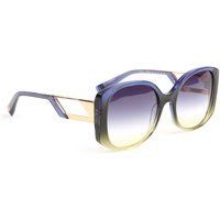 Übergroße Sonnenbrille mit quadratischem Rahmen
