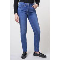 Schlank geschnittene Mid-Rise Jeans