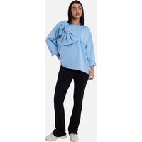 Oversized Pullover-Top mit Schleifendetail