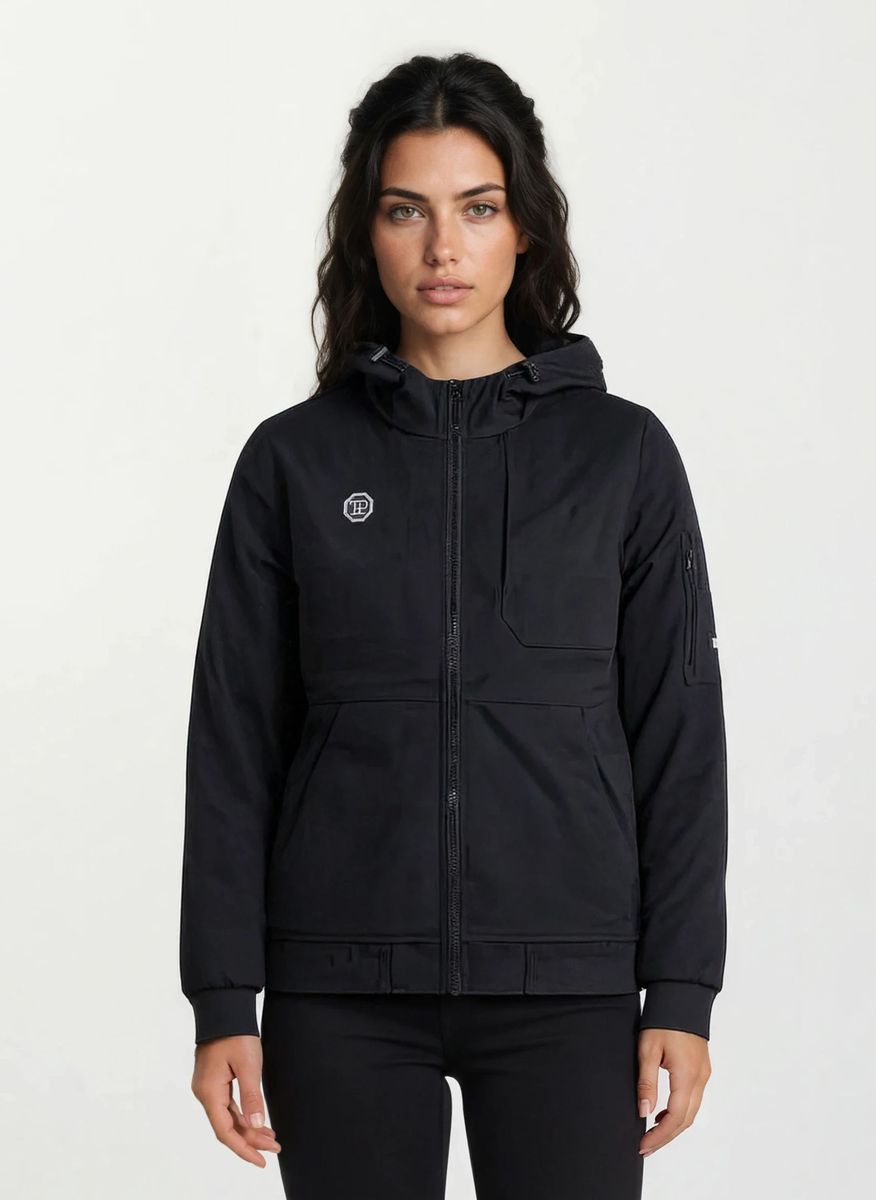 Funktionale Outdoorjacke mit Kapuze