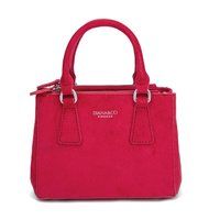 Weiche Schultertasche aus veganem Leder