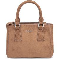 Weiche Schultertasche aus veganem Leder