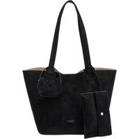 Klassische strukturierte Schultertasche