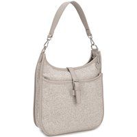 Klassische strukturierte Schultertasche