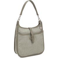 Klassische strukturierte Schultertasche