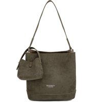Klassische strukturierte Schultertasche