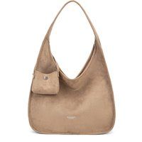 Klassische strukturierte Schultertasche
