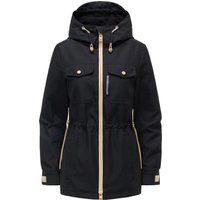 Damen Übergangs-Parkajacke mit Kapuze