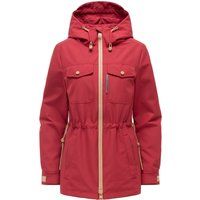 Damen Übergangs-Parkajacke mit Kapuze