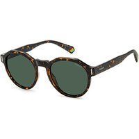Runde Schildpatt Unisex Sonnenbrille