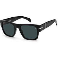 Rechteckige Vollrand-Sonnenbrille