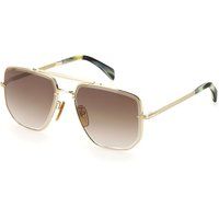 Quadratische Pilotenbrille mit Metallrahmen