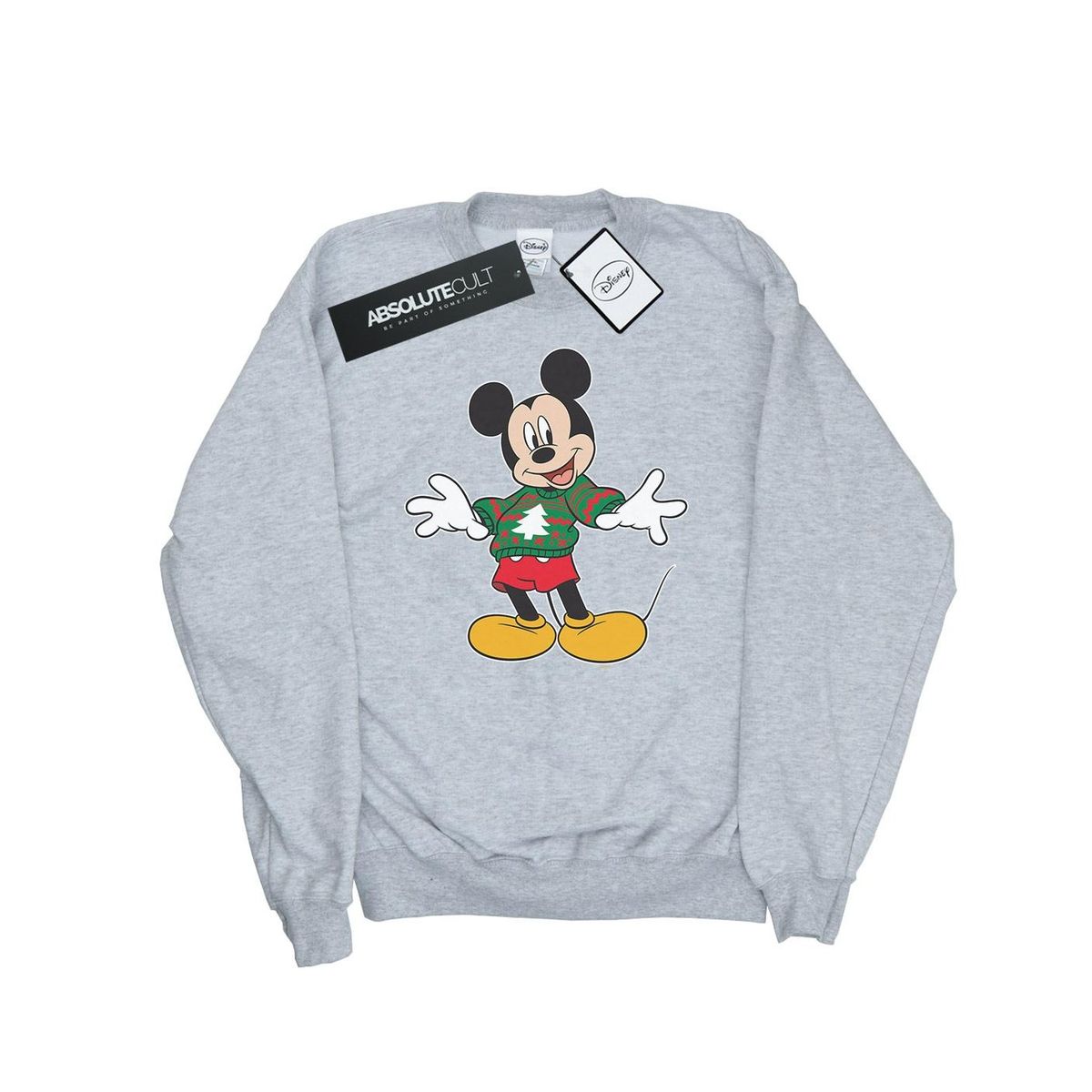 Stitch Weihnachtsdruck Rundhals-Sweatshirt