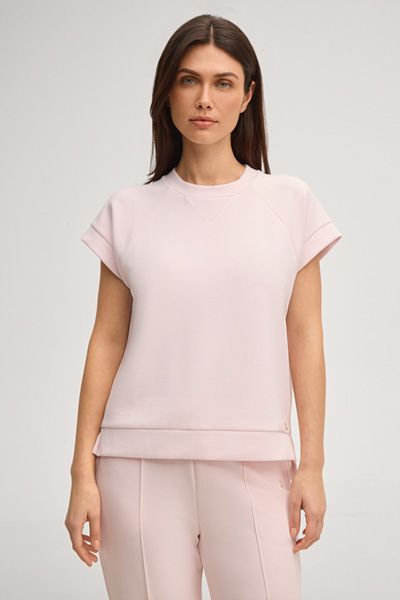 JOOP! Tamea Rosé Kurzarm Sweatshirt mit Raglanärmeln