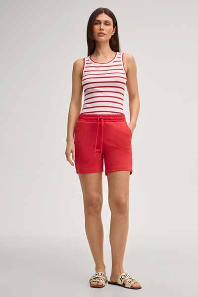 Joop! Trissi Rote Baumwollmischung Sweatshorts mit Kordelzug