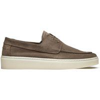 Wildleder Bootsschuh mit dicker Sohle