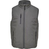 Wattierte Softshell-Weste mit Taschen