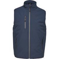 Wattierte Softshell-Weste für Herren/Damen