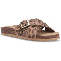 Rocket Dog Annie Tigg Leopard Textil Damen Sandalen in Beige