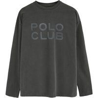 Oversize Langarm Logo T-Shirt