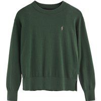 Wollmischung Pullover mit Rundhalsausschnitt