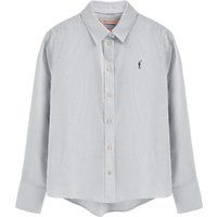 Gestreiftes Regular Fit Hemd mit Logo