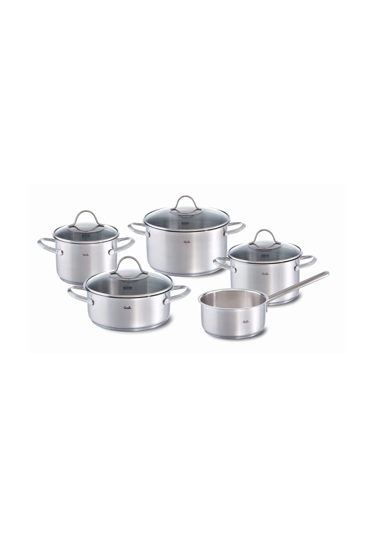 Fissler Topf-Set, 5-teilig, silber, 99