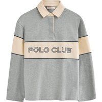 Damen Langarm Poloshirt