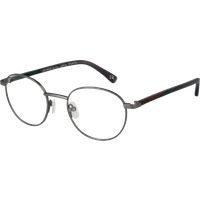 Runde Vollrand-Metallbrille