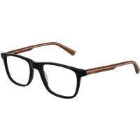 Schwarze Rechteckige Brille Unisex