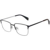 Rechteckige Metall Vollrand Brille