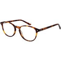 Runde Brille mit Schildpattmuster