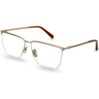 Rechteckige Halbrand-Metallbrille