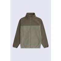 Mountain Warehouse - "Stockholm" Fleecejacke Durchgehender Reißverschluss für Herren (Helles Khaki)