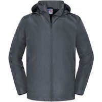 Russell Collection - "Essential" Shelljacke für Herren, Wetterfest (Eisengrau)