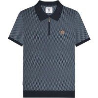 Kariertes Kurzarm-Poloshirt