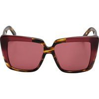 Rechteckige Acetat-Sonnenbrille