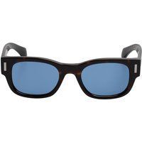Herren Rechteckige Acetat Sonnenbrille