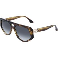 Markante Sonnenbrille mit geometrischem Rahmen