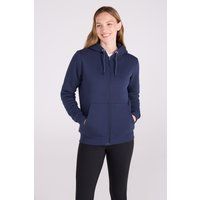 Mountain Warehouse - "Dalton" Hoodie mit durchgehendem Reißverschluss Sherpa-Futter für Damen (Marine)