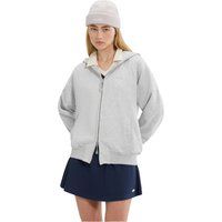 Ellesse - "Pianella" Hoodie mit durchgehendem Reißverschluss für Damen (Hellgrau meliert)